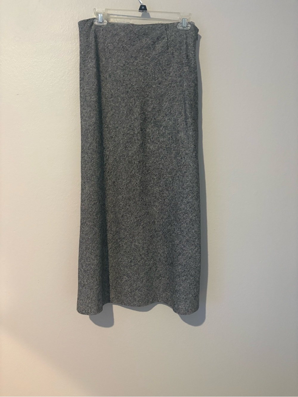 Chadwicks Gray Textured Midi Skirt